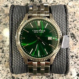 Caravelle Quartz Face w/ Stainless Steel Bracelet